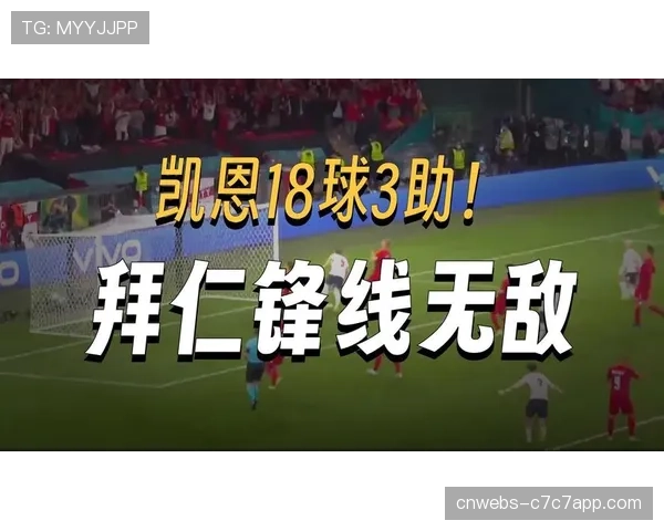 凯恩推射破门，本赛季18场赛事已攻入24球